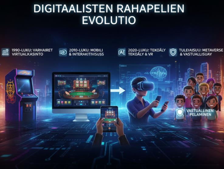 Digitaalisten rahapelien evoluutio